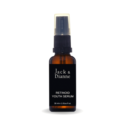 Looking for a Retinoid Youth Serum for dry, dehydrated, mature or ageing skin? Then checkout Jack & Dianne for the best retinoid facial serum. Shop now!