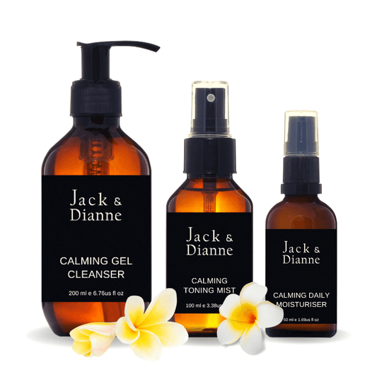 Shop specific products for oily skin. We provide a basic trio bundle for men and women; bundle includes a cleanser, toning mist and a moisturiser at a reduced price. Shop Now!